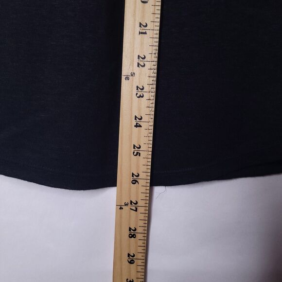 Rebecca Taylor Top Small Black Linen Lace Knit Floral - Picture 7 of 13